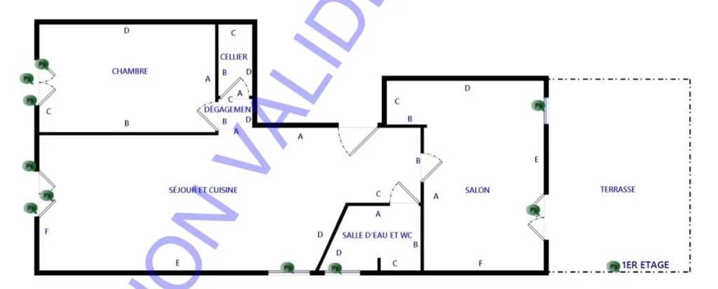 plan of Loft Cosy en plein centre-ville