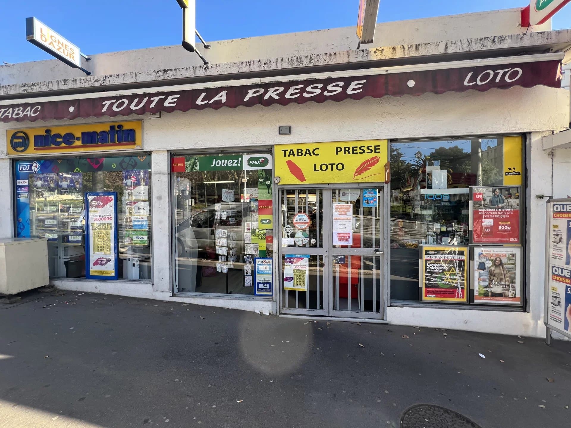 Tabac Presse PMU LOTO Relais Colis sur NICE